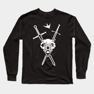 Wolf and Swallow - Animals and Swords Long Sleeve T-Shirt